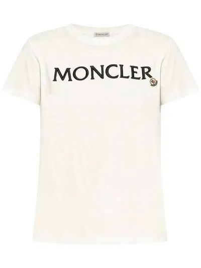 Moncler T-shirts And Polos In White