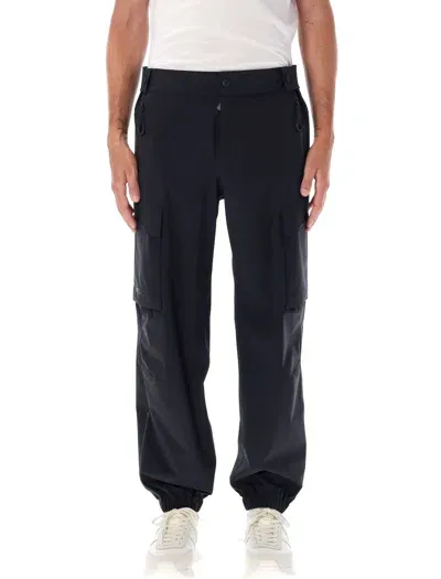 Moncler Tan Cargo Jogger Pants In Black