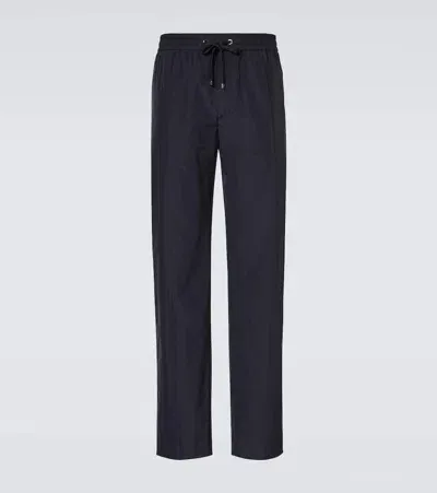 Moncler Technical Sweatpants In Blue