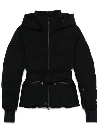 Moncler Guyane Hooded Quilted Down Ski Jacket In Schwarz