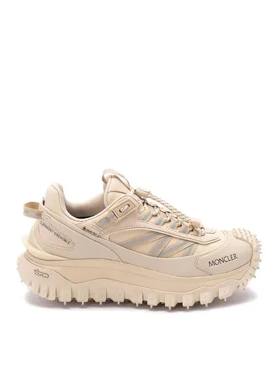 Moncler 45mm Trailgrip Gtx Nylon Sneakers In Beige