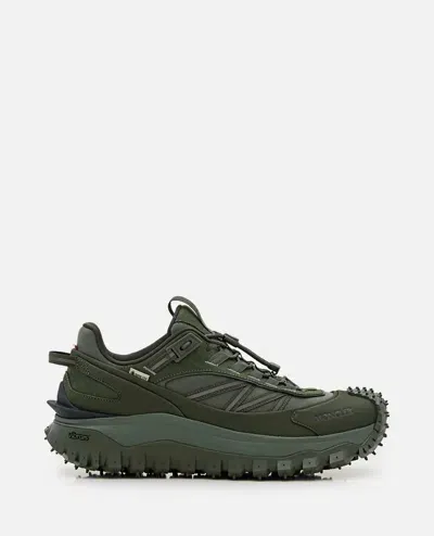 Moncler Trailgrip Gtx Low Top Sneakers In Green