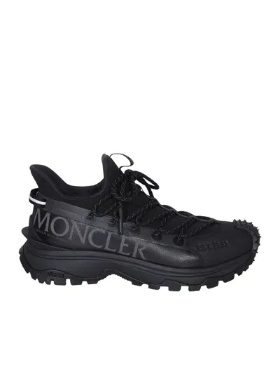 Moncler Trailgrip Lite2 Low Top Sneakers Shoes In Black