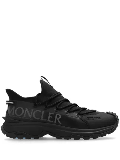 Moncler Trailgrip Lite2 Low Top Sneakers In Black