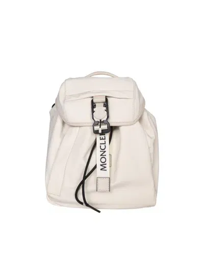 Moncler Trick Backpack In Beige