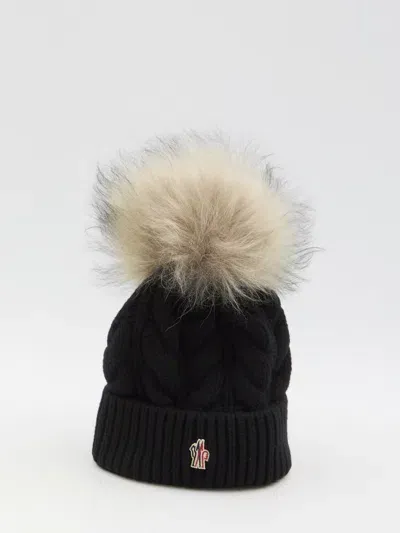 Moncler Tricot Beanie In Black