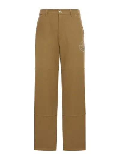 Moncler Trousers In Beige