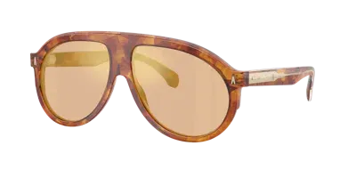 Moncler Unisex Sunglasses Me6001 Fhaite In Brown