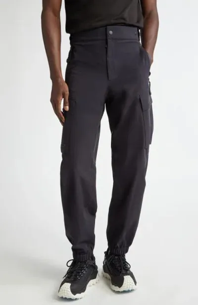 Moncler Utility Cargo Joggers In Black