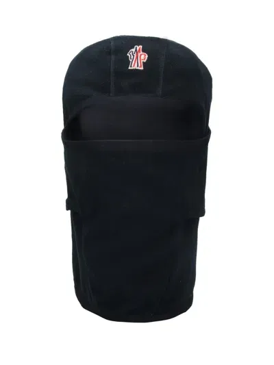 Moncler Velvety Fleece Balaclava In Black  