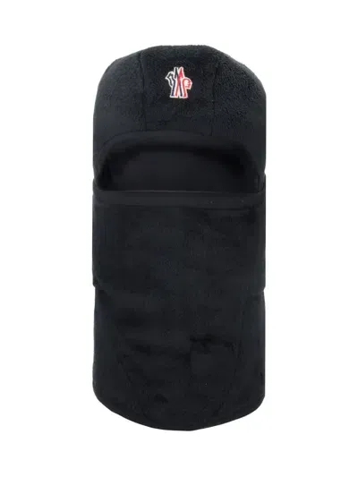 Moncler Velvety Fleece Balaclava In Black  