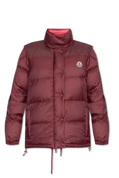 Moncler Verone Reversible Short Puffer Jacket In Multi