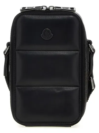 Moncler Vertical Crossbody Bag In Black