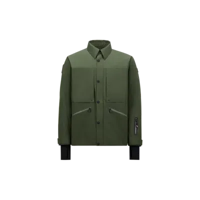 Moncler Veste Chemise Gorner En Gore-tex In Vert