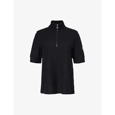 Moncler Logo-patch T-shirt In Black