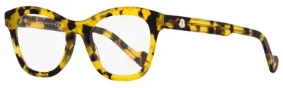 Moncler Pantos Tortoiseshell-effect Glasses In Orange