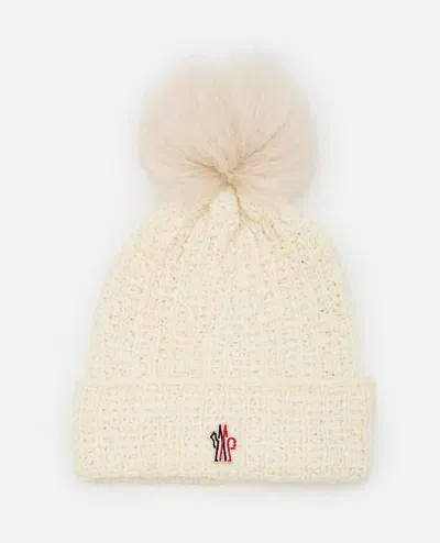 Moncler Wool Hat In White