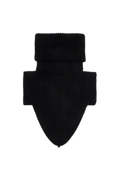 Moncler Woolen Neck Warmer In Black