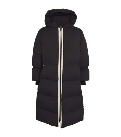 Moncler X Lulu Li Down Zukunft Coat In Black