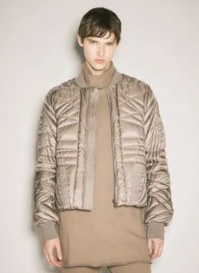 Moncler X Rick Owens Megapenta Flight Down Jacket In Gray