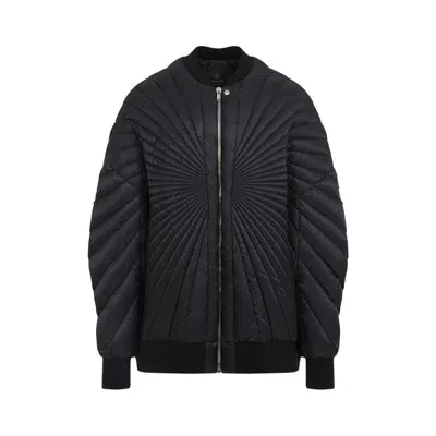 Moncler X Rick Owens Wintercoat In Black