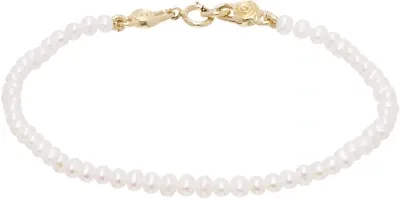 Mondo Mondo White Petite Pearl Bracelet