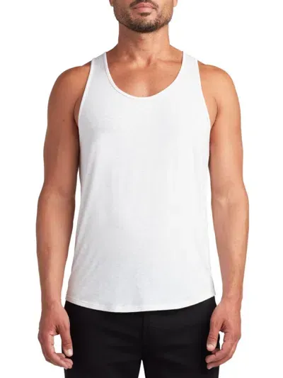 Monfrere Men's Travis Stretch-knit Tank Top In Blanc