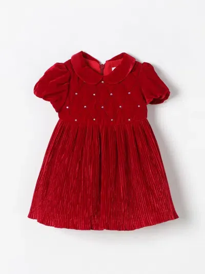 Monnalisa Babies' Dress  Kids Color Ruby