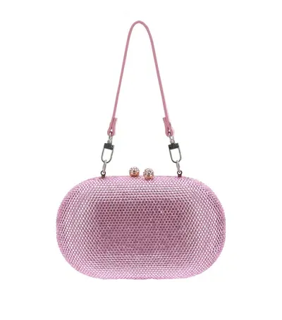 Monnalisa Kids' Embellished Clutch Bag In Pink