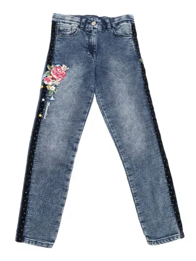 Monnalisa Kids' Jeans In Blue