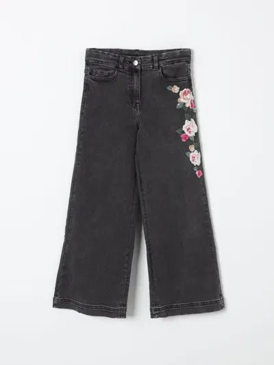 Monnalisa Jeans  Kids Color Black In Schwarz