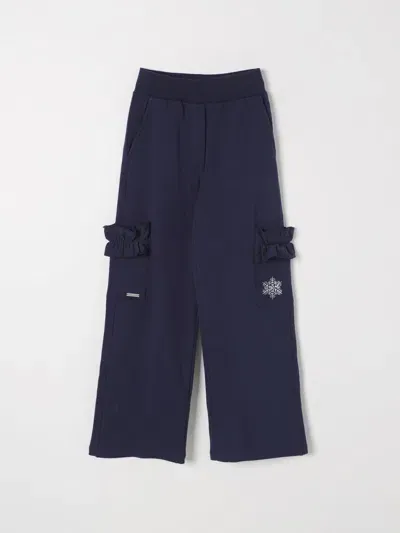 Monnalisa Pants  Kids Color Blue In Blau