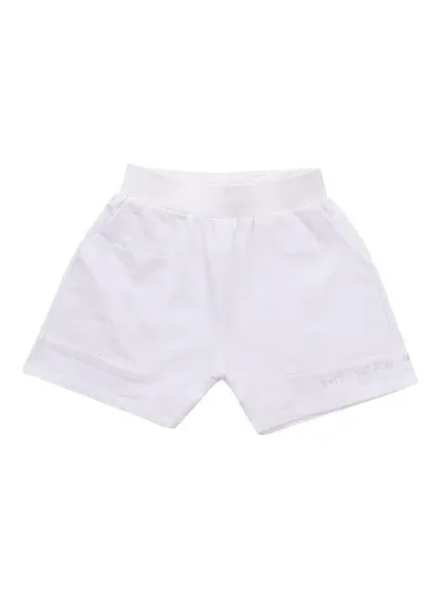 Monnalisa White Fleece Shorts