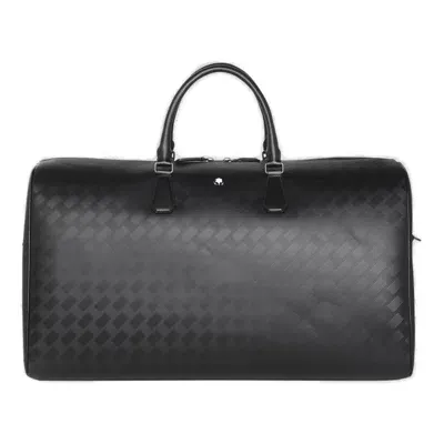 Montblanc 142 Zipped Top Handle Bag In Black