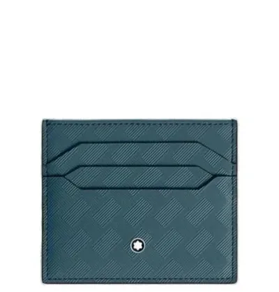 Montblanc Extreme 3.0 Logo Plaque Card Holder In Blue