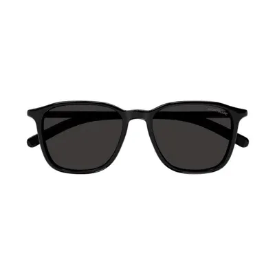 Montblanc Eyewear Square Frame Sunglasses In Black