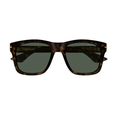 Montblanc Eyewear Square Frame Sunglasses In Brown