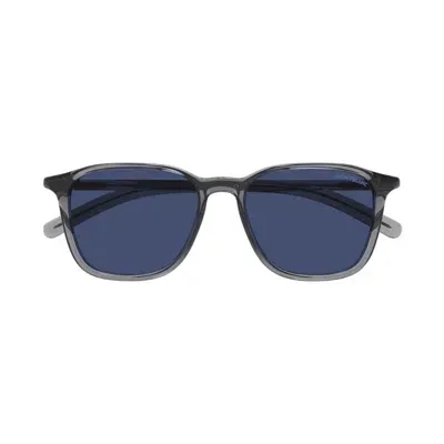 Montblanc Eyewear Square Frame Sunglasses In Grey