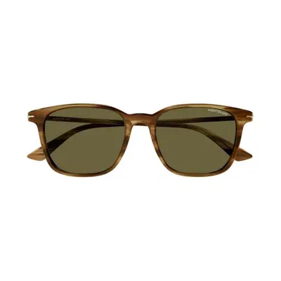 Montblanc Eyewear Square Frame Sunglasses In Multi