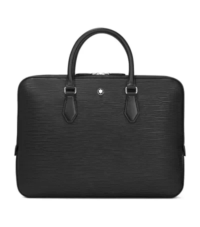 Montblanc Leather Meisterstück 4810 Thin Document Case In Black