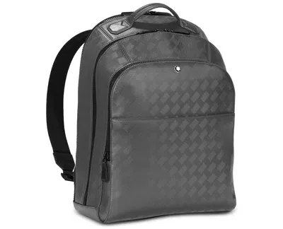 Montblanc Leather Mod. Extreme 3.0 Large Backpack 3 Compartments - 32x46x17 In Gray