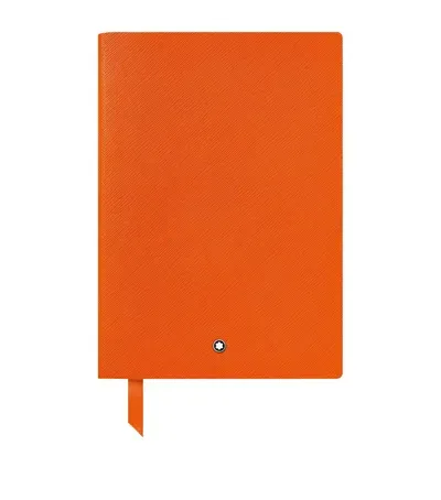 Montblanc Leather Notebook #146 In Orange