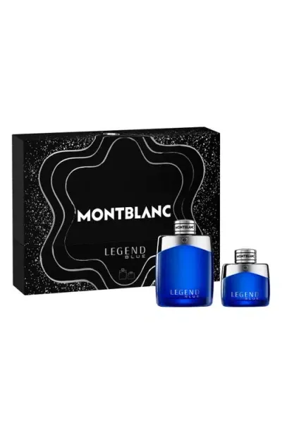 Montblanc Legend Blue Eau De Parfum Set (limited Edition) $195 Value In No Color