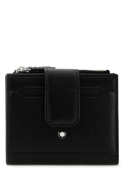 Montblanc Mini Wallet 6cc Bk-tu Nd  Male In Black