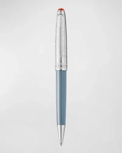 Montblanc Luxury Ball-point Pen Olympics Chamonix Doue, Blue-grey