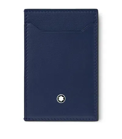 Montblanc Meisterstück 3cc Card Holder In Blue