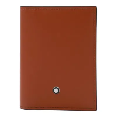 Montblanc Meisterstück 4cc Card Holder In Orange