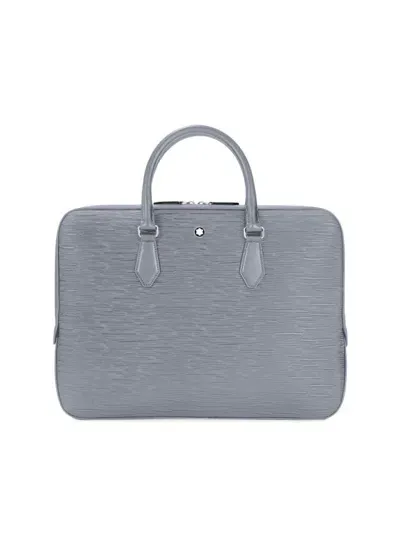 Montblanc 4810 Thin Document Case In Steel