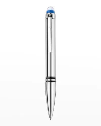 Montblanc Men's Starwalker Metal Ballpoint Pen In Silver