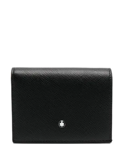 Montblanc Sartorial Nano Continental Wallet In Black